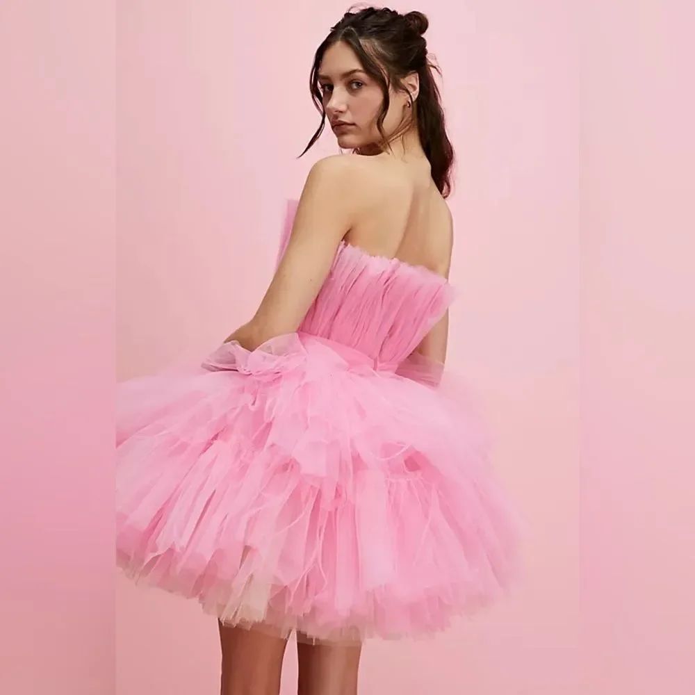 Bronx and Banco x Free People Anna Baby Tiered Mini Dress